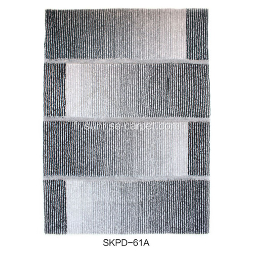 Tapis en polyester avec boucle et design coloré